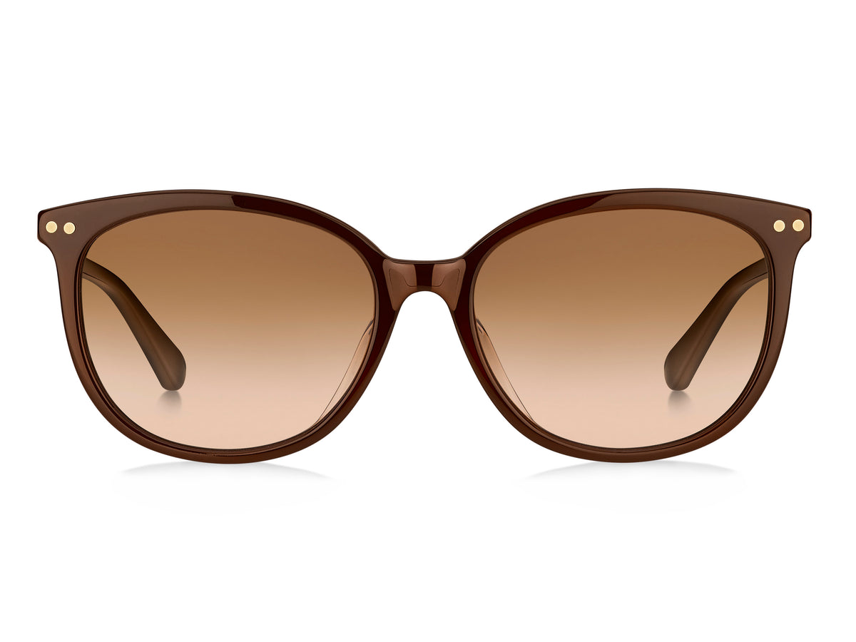 Kate Spade Alina/F/S 203589 Brown/ Brown Shaded 55 / Plastic / Acetate