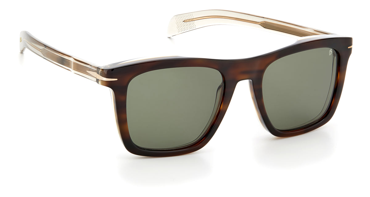 David Beckham DB 7000/S Brown Horn/ Grey