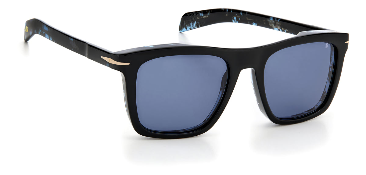 David Beckham DB 7000/S Black Havana Blue/ Blue