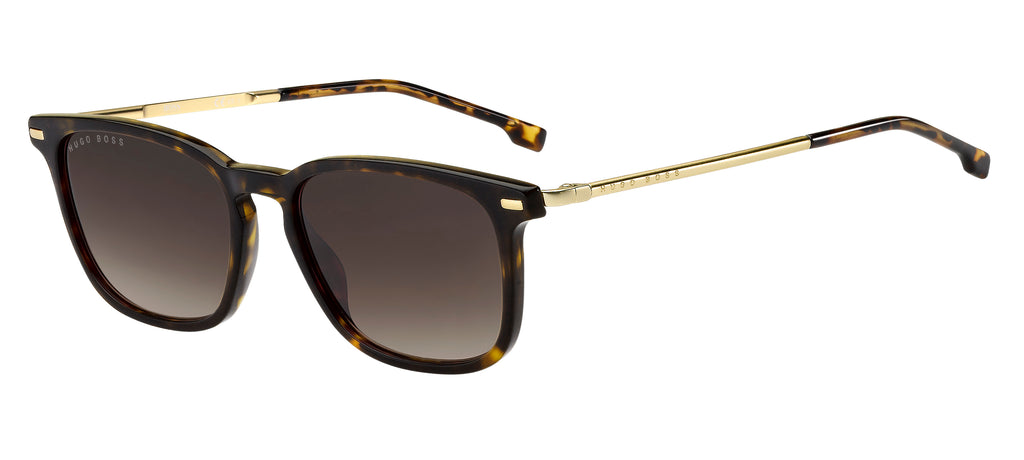 BOSS 0665/N/S Havana Gold/ Brown Shaded 57 / Polyester / Optyl