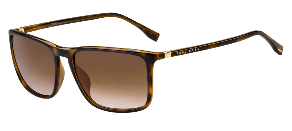 BOSS 0665/N/S Havana Gold/ Brown Shaded 57 / Polyester / Optyl