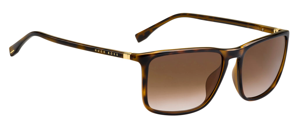 BOSS 0665/N/S Havana Gold/ Brown Shaded 57 / Polyester / Optyl