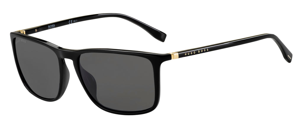 BOSS 0665/N/S Black Gold/ Grey 57 / Plastic / Optyl