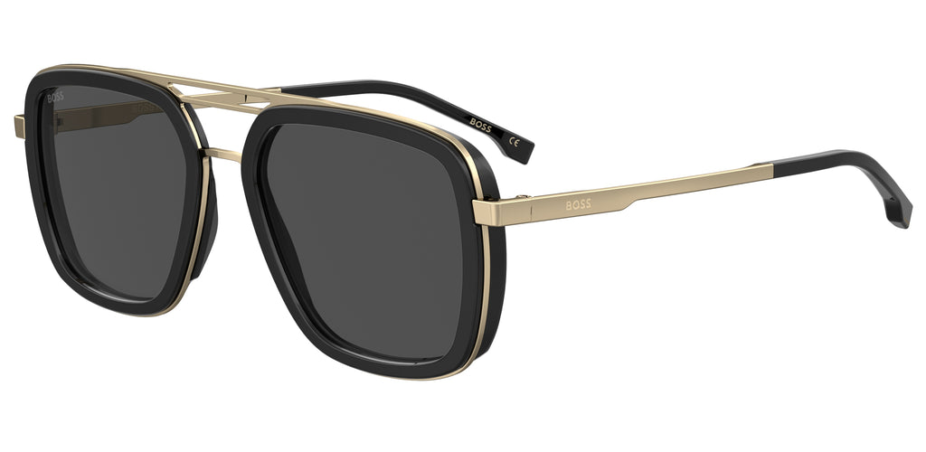 BOSS 1235/S Black/ Grey 55 / Plastic / Metal