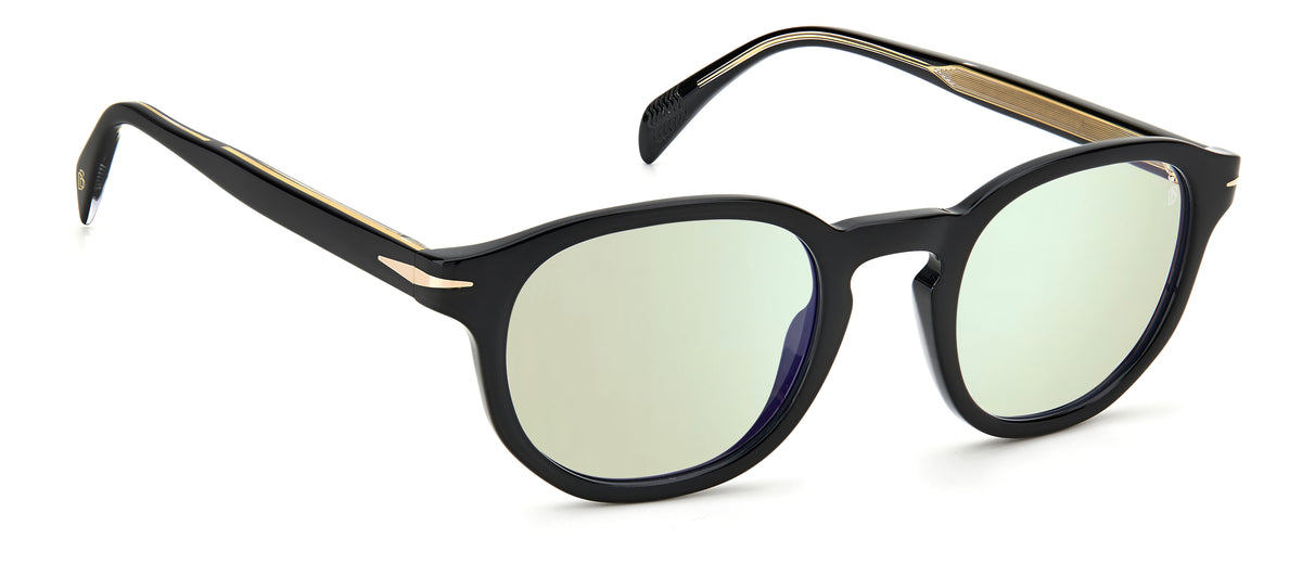 David Beckham DB 1007/S-49-2M2 BLK GOLD G6 BLU AS =