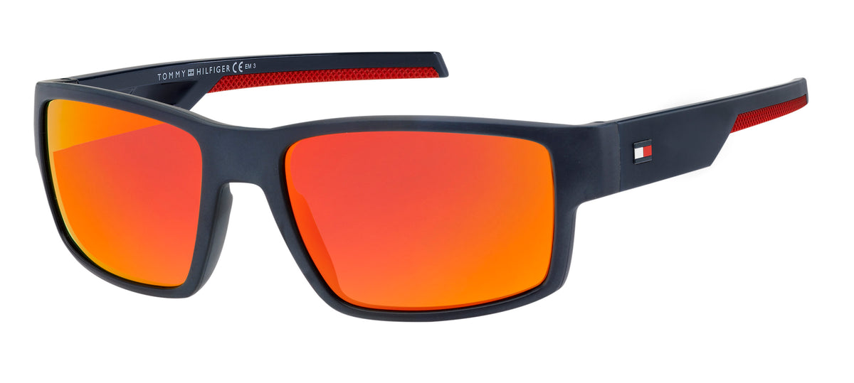 Tommy Hilfiger TH 1806/S Matte Blue/ Red Multilayer