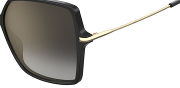 BOSS 1271/S Black/ Grey Shaded Gold Mirror