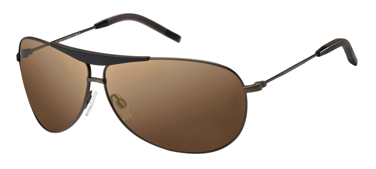 Tommy Hilfiger TH 1796/S Matte Ruthenium Black/ Brown Gold Oleophobic