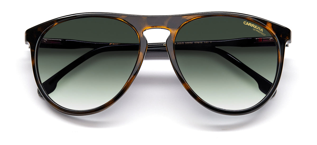 CARRERA 258/S-57-086 HVN 9K GREEN SHADED