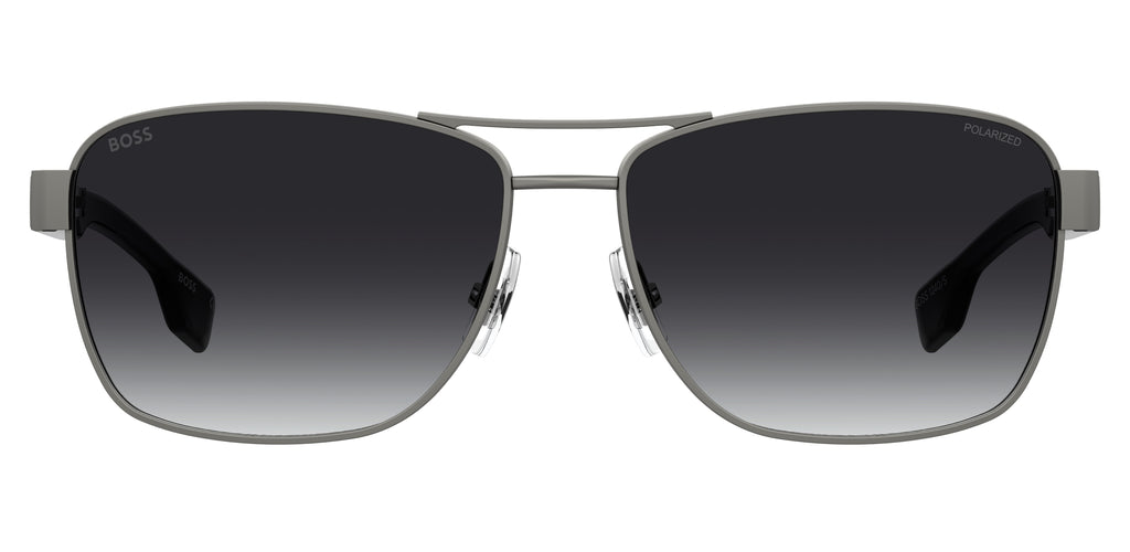 Hugo Boss BOSS 1240/S Matte Dark Ruthenium/ Grey Shaded Polarized 60 / Plastic / Metal