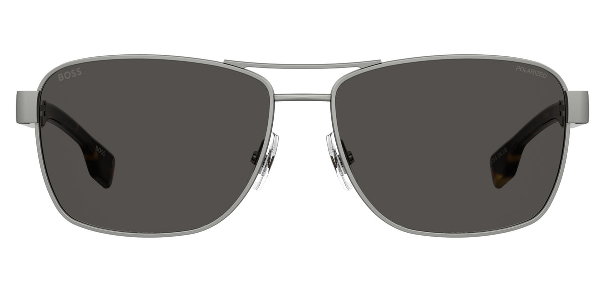 BOSS 1240/S R81 60 70 Matte Ruthenium 
Brown Lenses