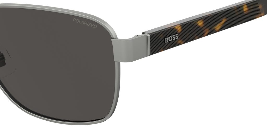 BOSS 1240/S R81 60 70 Matte Ruthenium 
Brown Lenses