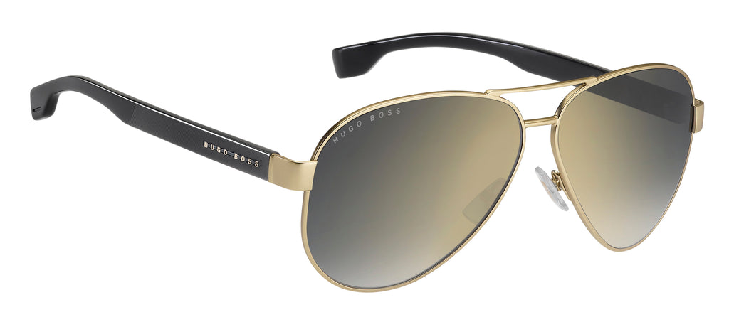 BOSS 1241/S AOZ 63 FQ Matte Gold 
Grey Gradient Gold Mirror Lenses