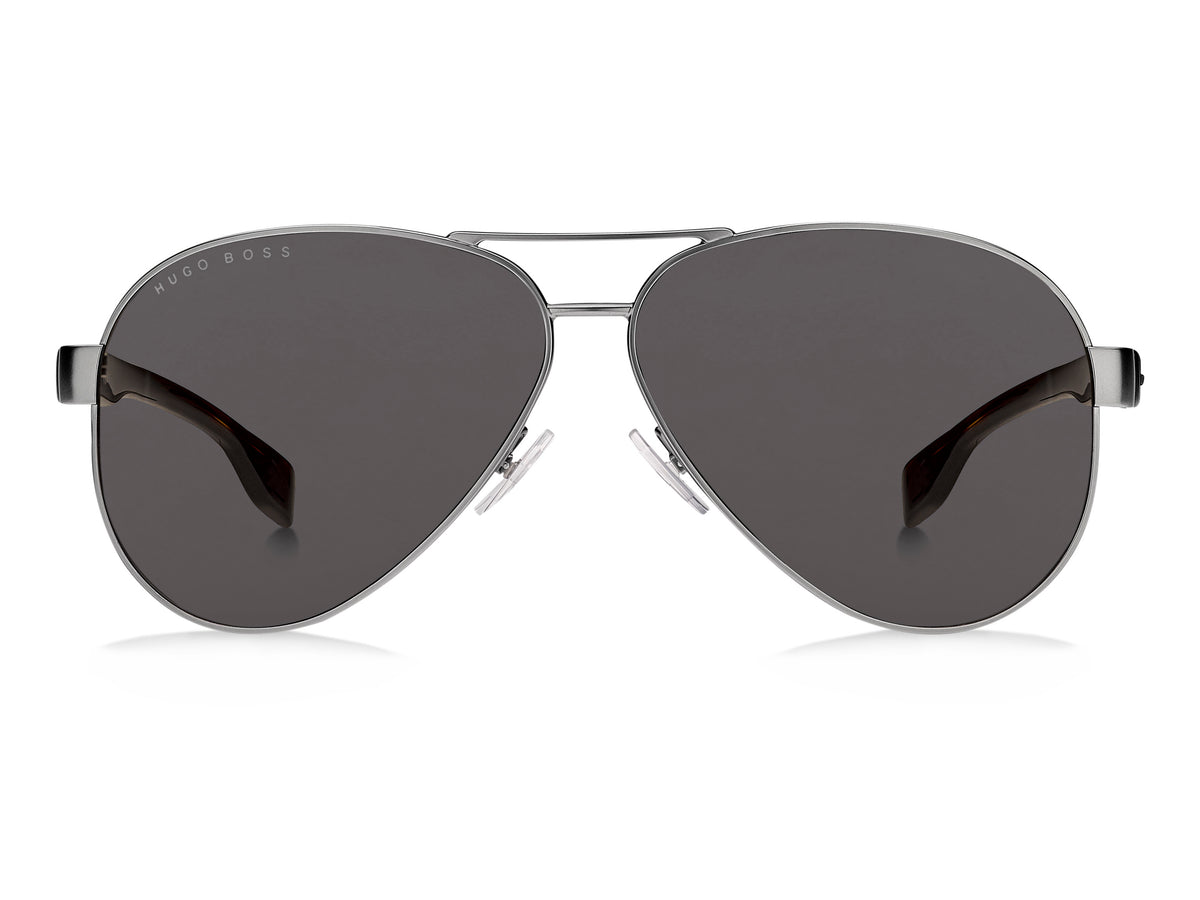 BOSS 1241/S R81 63 70 Matte Ruthenium 
Brown Lenses
