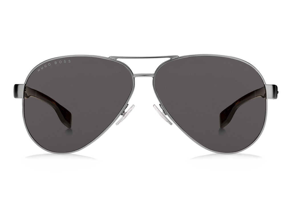 BOSS 1241/S R81 63 70 Matte Ruthenium 
Brown Lenses