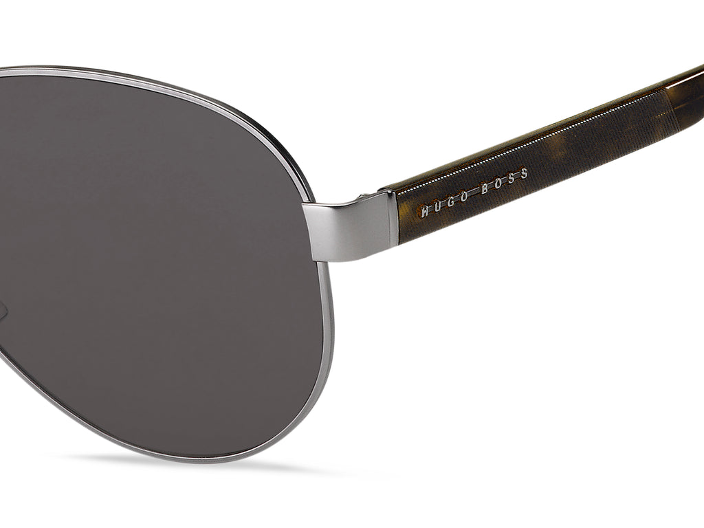 BOSS 1241/S R81 63 70 Matte Ruthenium 
Brown Lenses