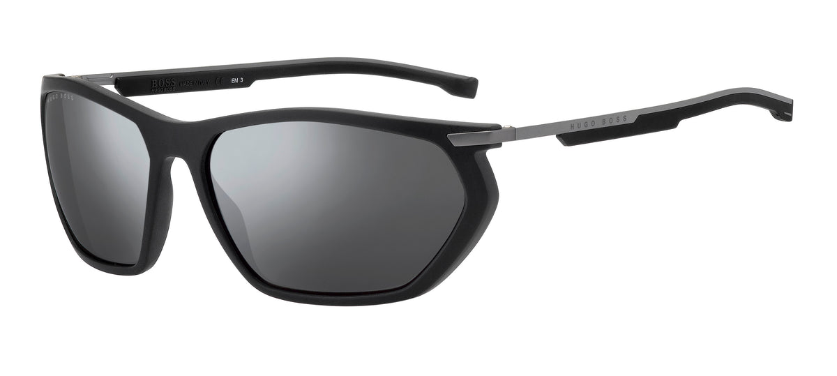 BOSS 1241/S R80 63 WJ Matte Dark Ruthenium 
Grey Gradient Polarised Lenses