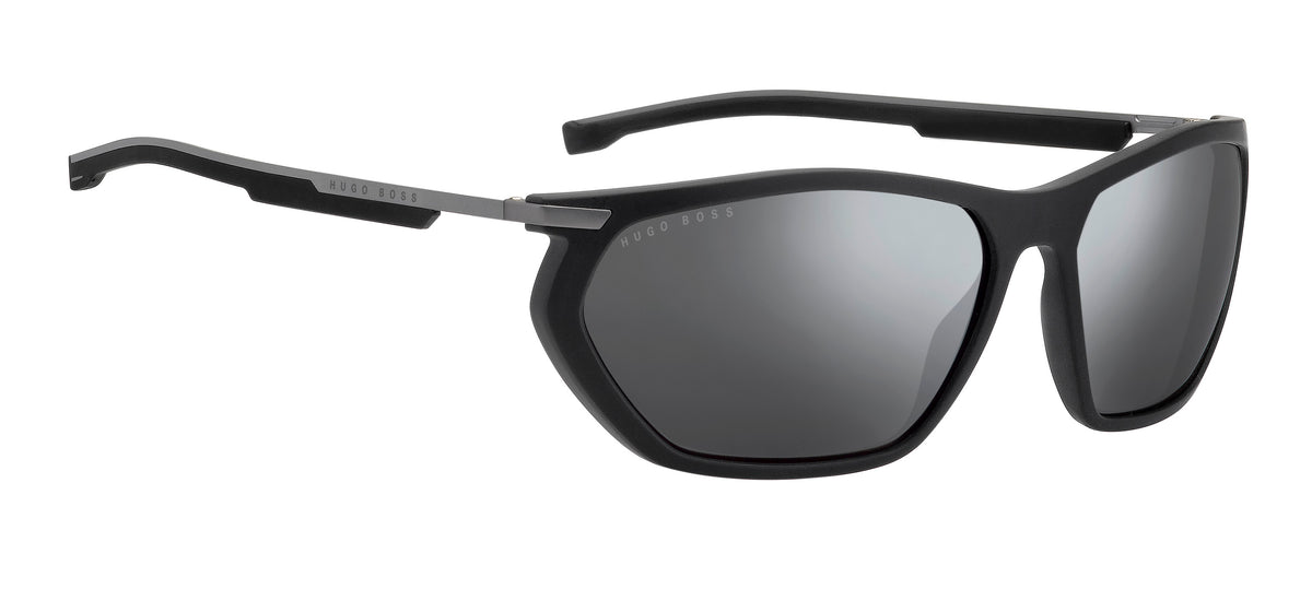 BOSS 1241/S R80 63 WJ Matte Dark Ruthenium 
Grey Gradient Polarised Lenses
