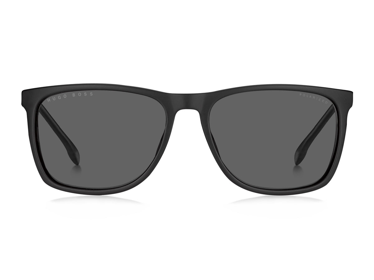 BOSS 1241/S R80 63 WJ Matte Dark Ruthenium 
Grey Gradient Polarised Lenses