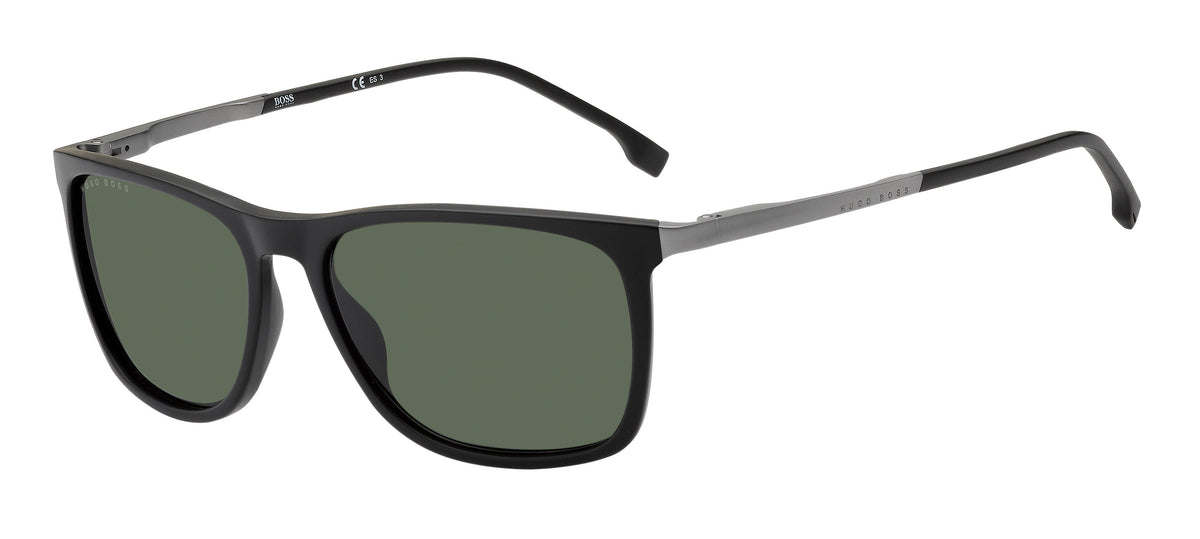 BOSS 1241/S R80 63 WJ Matte Dark Ruthenium 
Grey Gradient Polarised Lenses