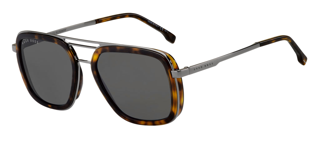 BOSS 1235/S Havana Dark Ruthenium/ Grey