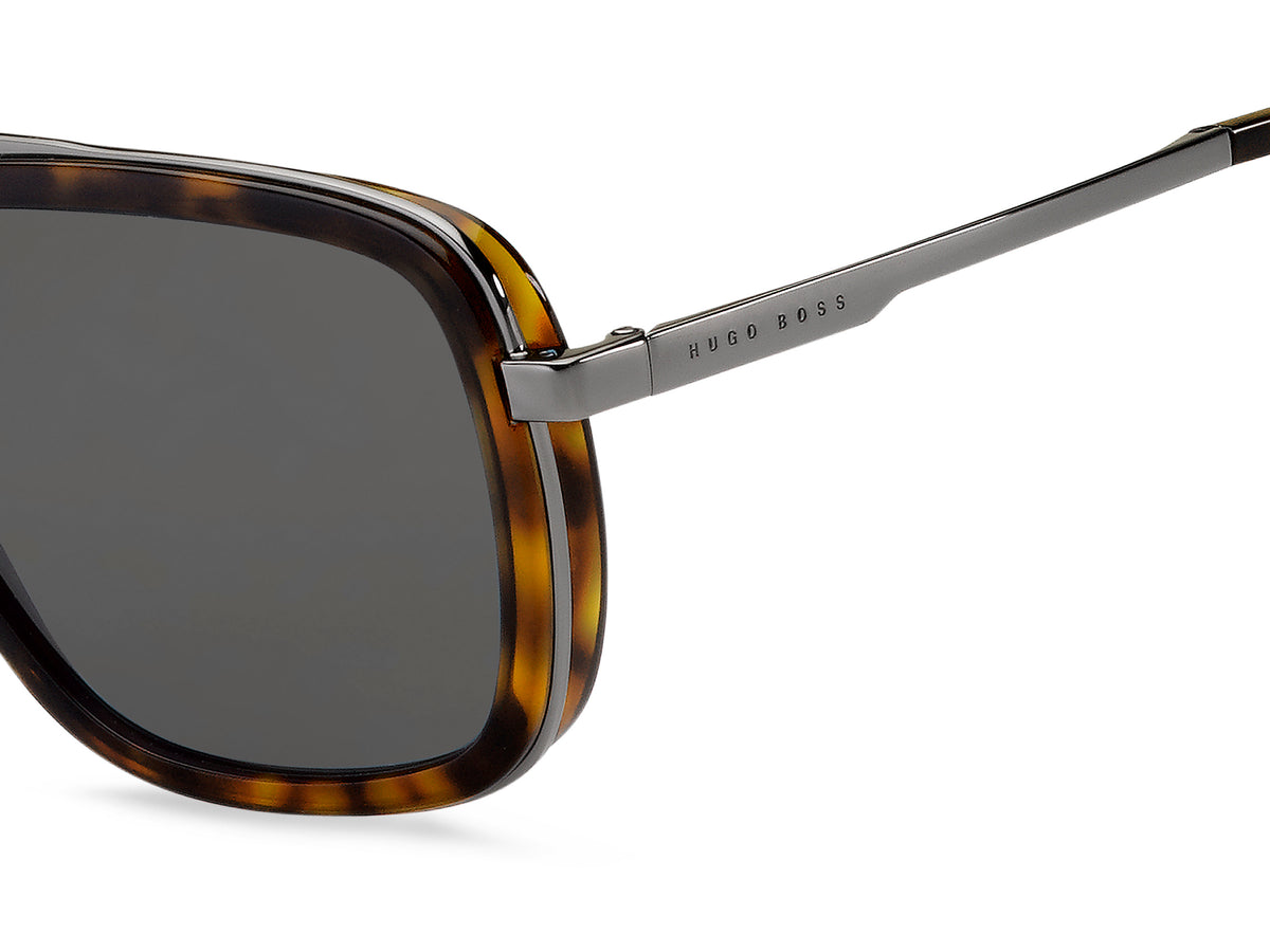 BOSS 1235/S Havana Dark Ruthenium/ Grey