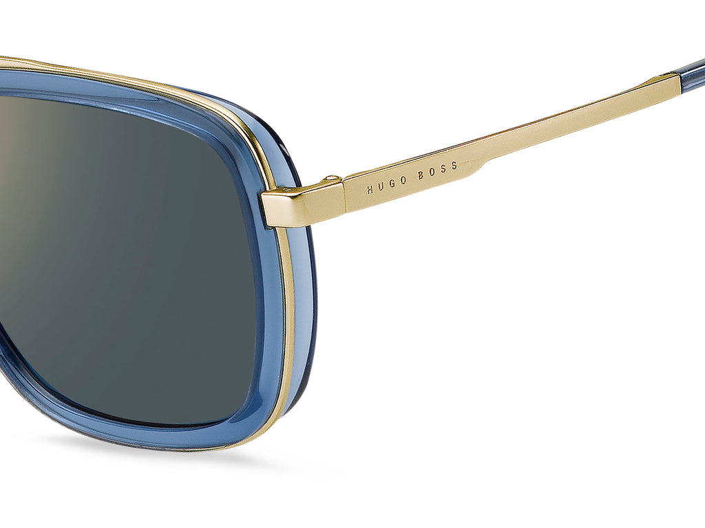 BOSS 1235/S Blue Gold/ Gold Mirror 55 / Polyester / Metal