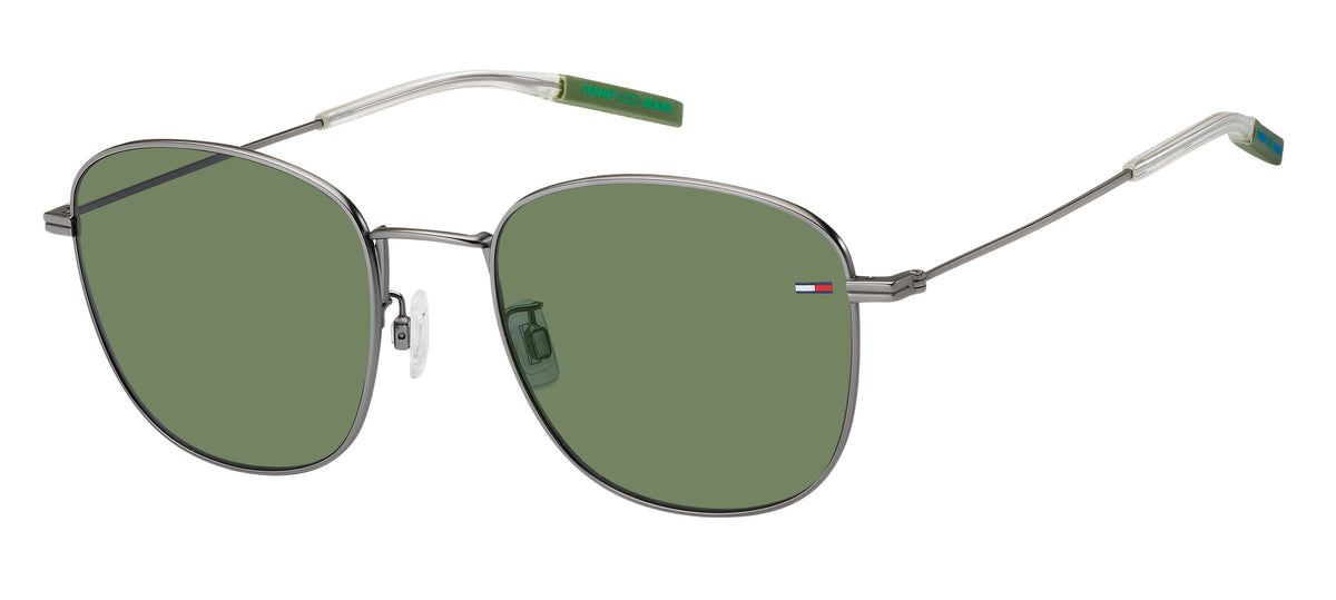 Tommy Hilfiger TJ 0052/F/S Matte Dark Ruthenium/ Green