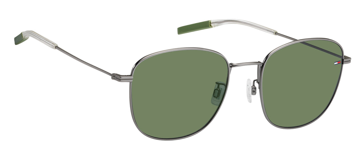 Tommy Hilfiger TJ 0052/F/S Matte Dark Ruthenium/ Green
