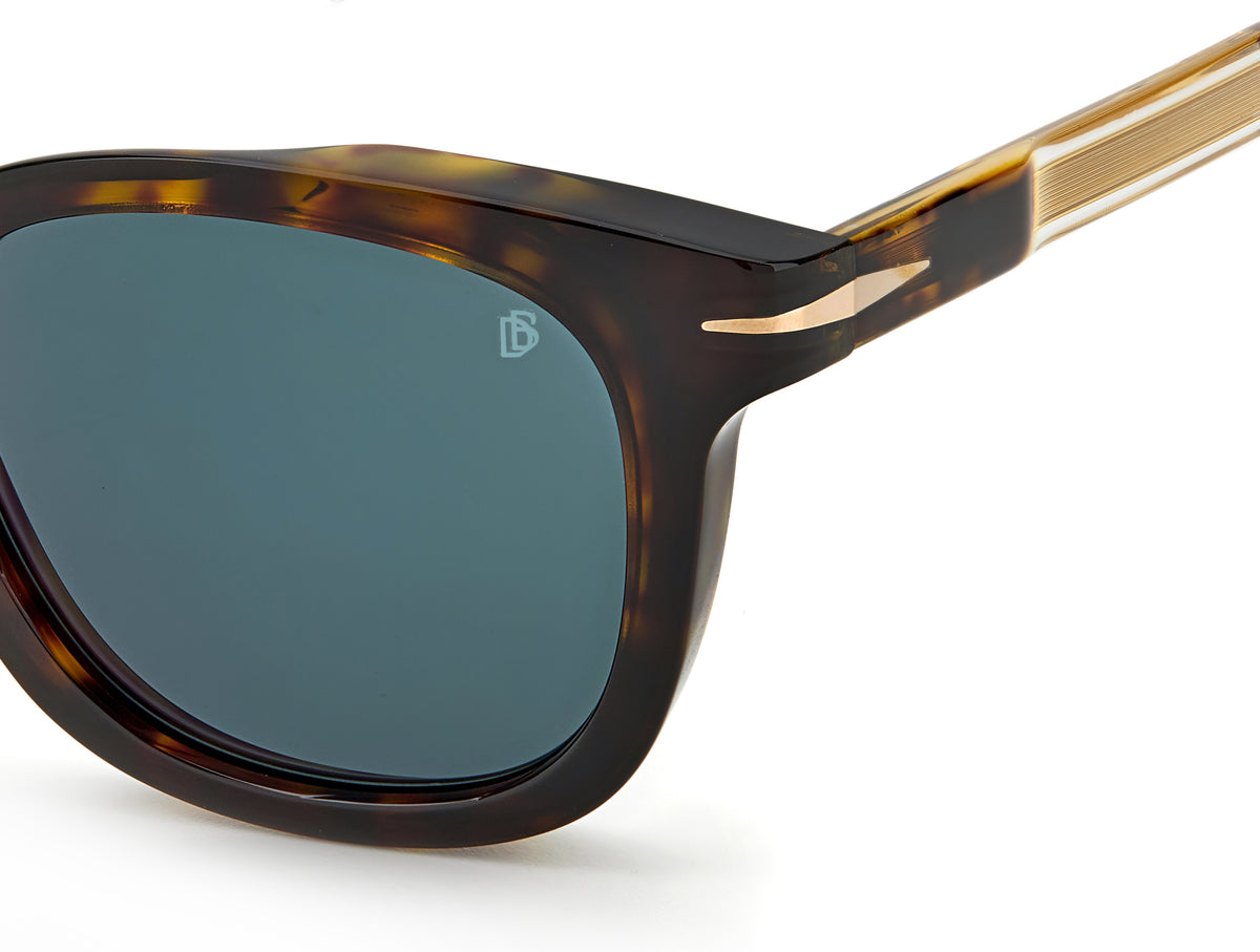 David Beckham DB 7000/S Black Gold/ Grey Lens