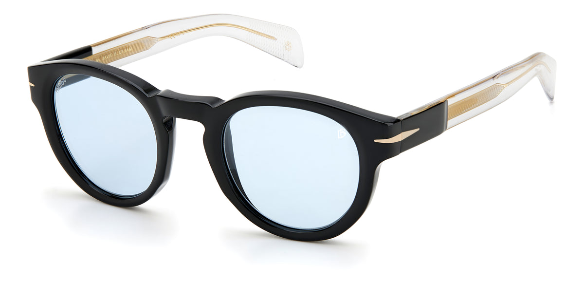David Beckham DB 7041/S Black Gold/ Green Polarized