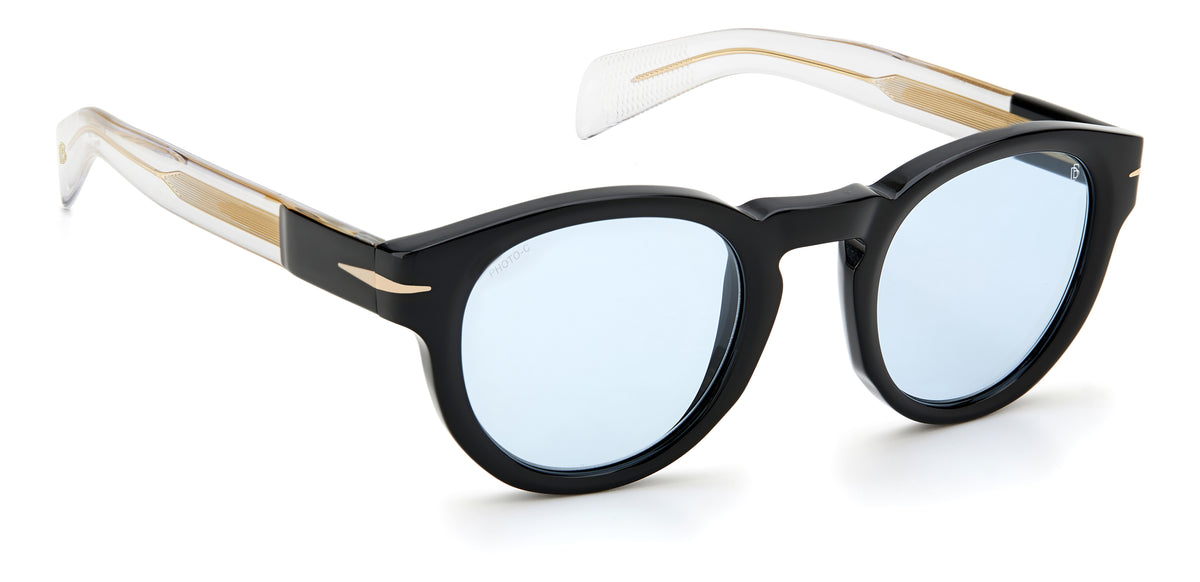 David Beckham DB 7041/S Black Gold/ Green Polarized