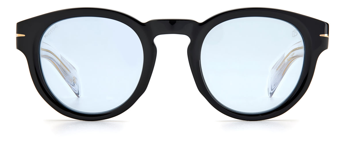 David Beckham DB 7041/S Black Gold/ Green Polarized
