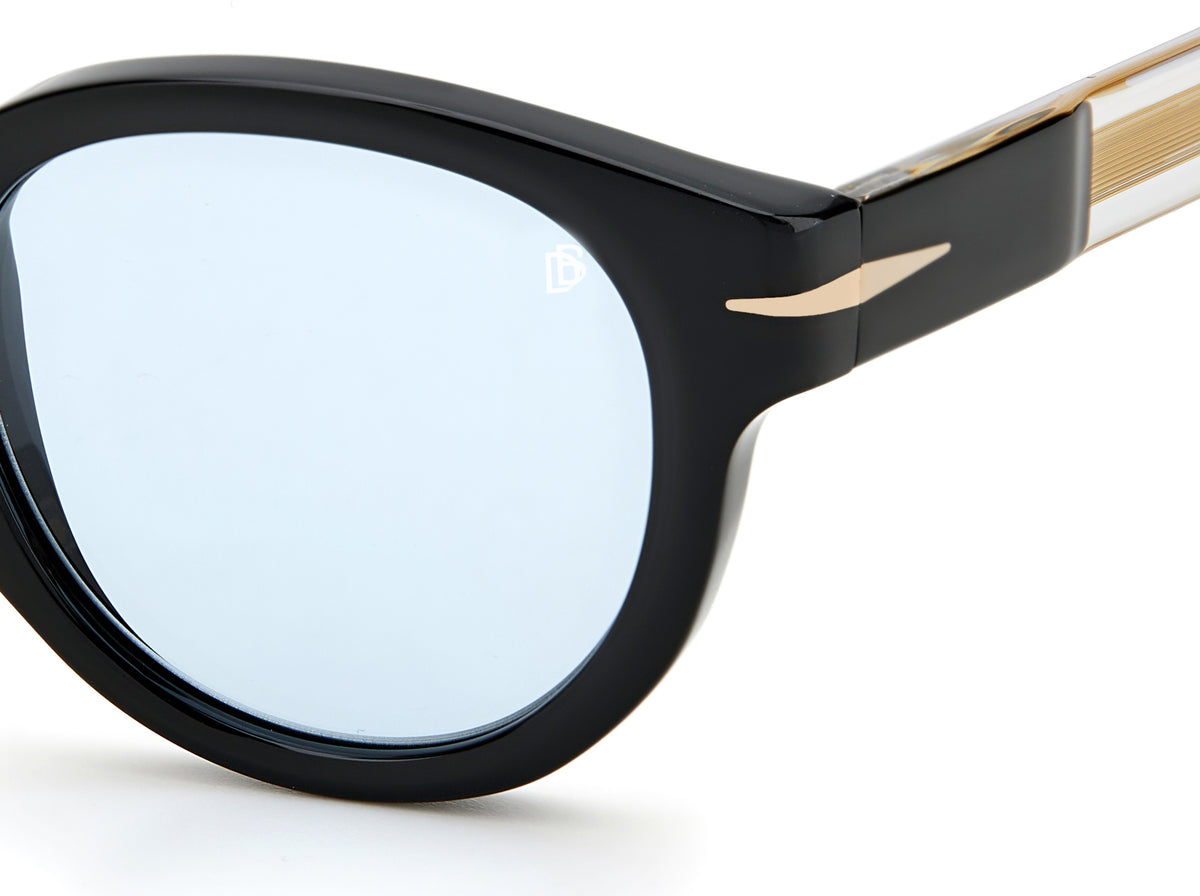 David Beckham DB 7041/S Black Gold/ Green Polarized