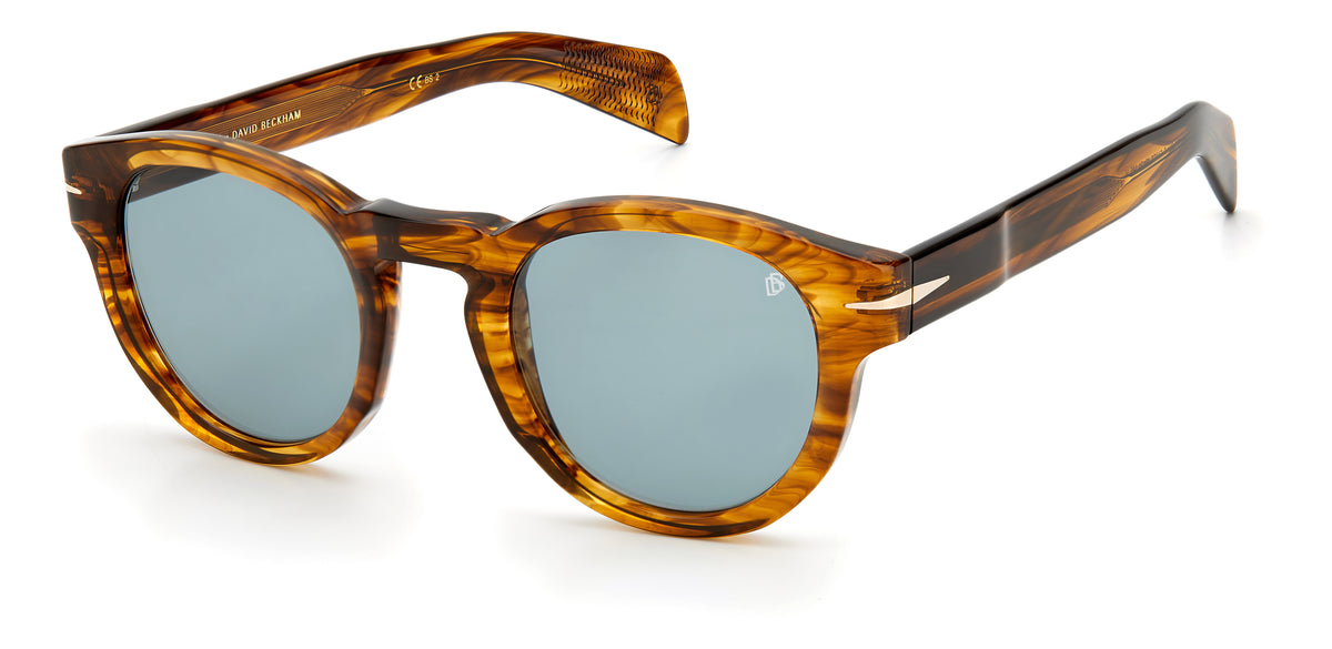 David Beckham DB 7041/S Brown Horn/ Green Lens
