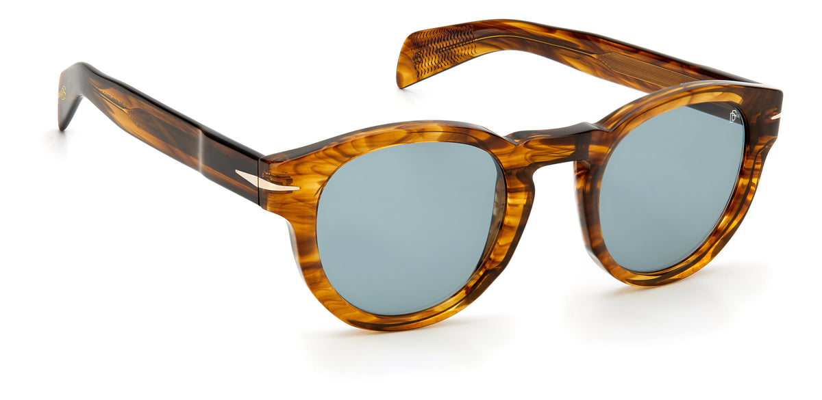 David Beckham DB 7041/S Brown Horn/ Green Lens