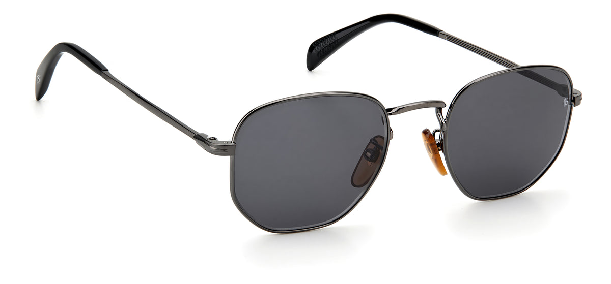 David Beckham DB 1044/S Black Silver/ Green Lens 51 / Plastic / Acetate