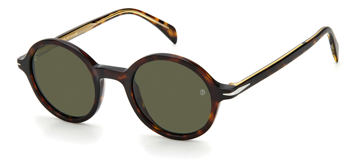 David Beckham DB 1044/S Black Silver/ Green Lens 51 / Plastic / Acetate