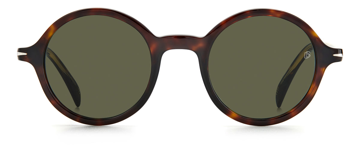 David Beckham DB 1044/S Black Silver/ Green Lens 51 / Plastic / Acetate