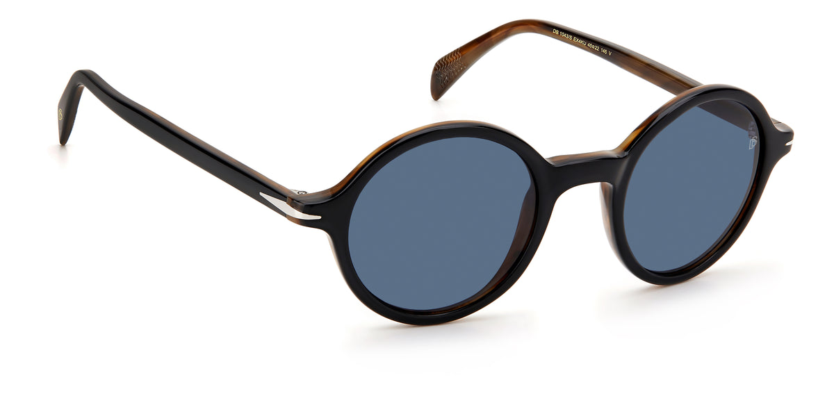 David Beckham DB 1044/S Black Silver/ Green Lens 51 / Plastic / Acetate