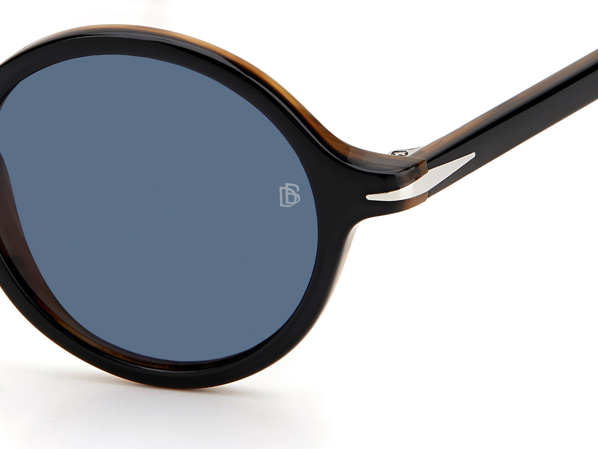 David Beckham DB 1044/S Black Silver/ Green Lens 51 / Plastic / Acetate