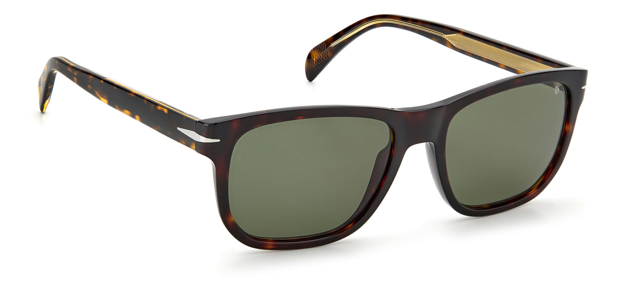 David Beckham DB 1045/S Havana/ Green Lens