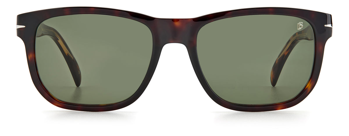 David Beckham DB 1045/S Havana/ Green Lens