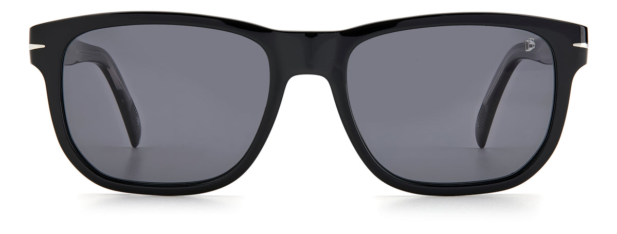 David Beckham DB 1045/S Black Silver/ Grey Lens Polarised 54 / Plastic / Acetate