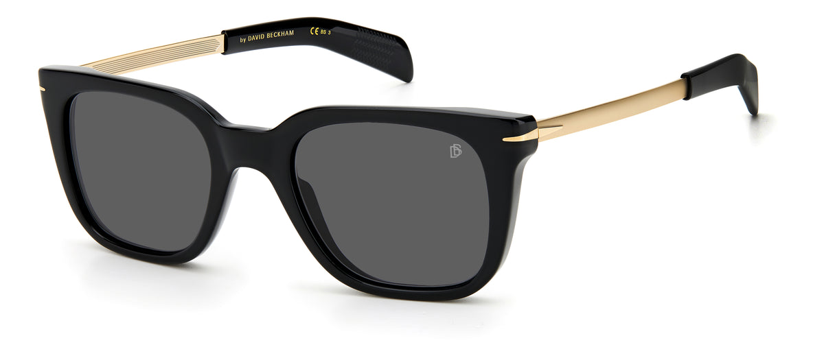 David Beckham DB 7047/S Black Gold/ Grey Polarized