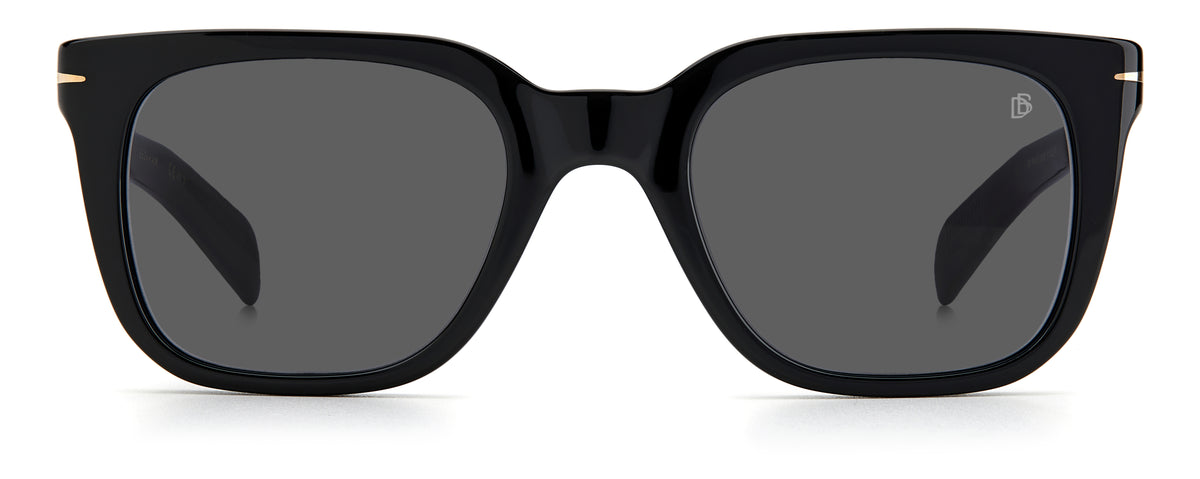David Beckham DB 7047/S Black Gold/ Grey Polarized