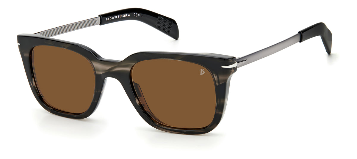 David Beckham DB 7047/S Ruthenium Grey Horn/ Green