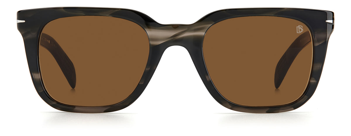 David Beckham DB 7047/S Ruthenium Grey Horn/ Green