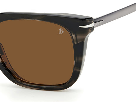 David Beckham DB 7047/S Ruthenium Grey Horn/ Green
