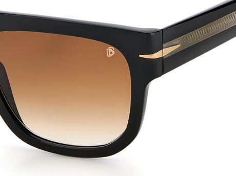 David Beckham DB 7044/S Black Gold/ Brown Lens